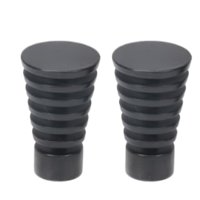 Genérico - Pack 2 Remate De Poste De Cortina 63X20Mm