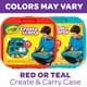 thumbnail image 3 of Set de Arte Crayola Create 'N Carry 75 piezas con Suministros de Arte para Niños, 3 of 8
