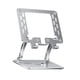 thumbnail image 1 of Soporte Para Tableta, Base Antideslizante, Soporte De Escritorio, Elevador Para Computadora Personal, Orificio Cuadrado Plateado, 1 of 3