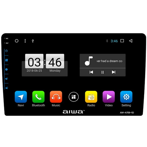 Radio Auto Android con Pantalla Táctil HD 9'' Wifi Aw-a709