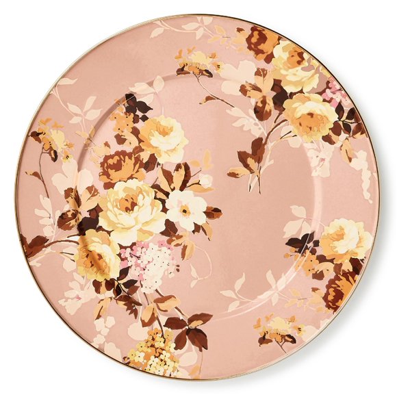 Bandeja de servir MACKENZIE-CHILDS Wild Rose Mauve