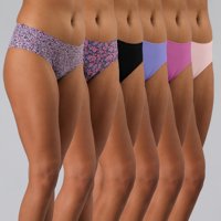 Pack X6 Pantaleta Bonded Microfibra Flores Mujer 25567-196
