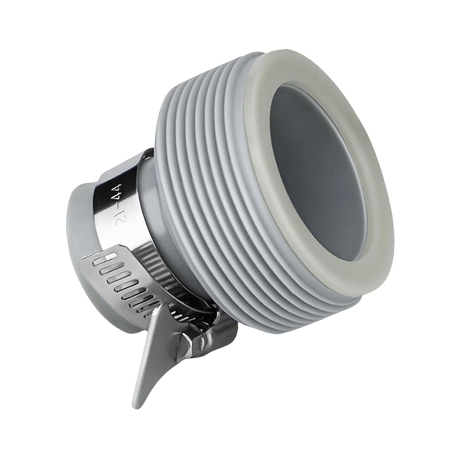 Magideal - Adaptador De Manguera Convertidora De Piscina Aro De Garganta Reemplaza Accesorios De 1.25"" A Accesorios De 1.5"" Fácil De Usar Accesorios Duraderos