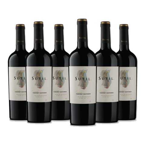 6X Vino Sutil Reserva Cabernet Sauvignon 750Cc