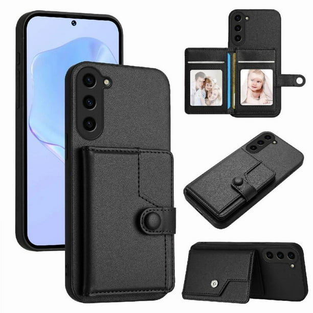 FOXDOCK Funda para SAMSUNG Galaxy s23 FE con Bloqueo RFID - Diseño Elegante con Cierre de Botón