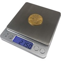 Optima Scales - Báscula De Bolsillo Optima Home Ti-502 Titanio Y Acero Inoxidable