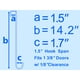 thumbnail image 2 of Gancho de Almacenamiento Mars-Rock 36 cm Blanco (Paquete de 4), 2 of 9