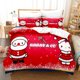 thumbnail image 1 of Happy Family Quilt Set Lucky RABBYCC Printed Bedding Set Double King Bed Set Children Bedroom Down Coat Set RABBYCC Bedding 3Bed Sheets, 1 of 5