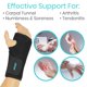 thumbnail image 2 of Muñequera Vive Carpal Tunnel, soporte de compresión manual, negra, 2 of 9