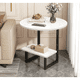 thumbnail image 2 of Mesa De Centro Redondo De Fierro Y Madera Living #2, 2 of 3
