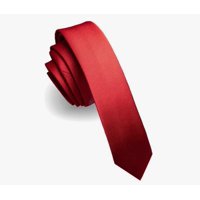 Riqui - Corbata Delgada Seda Rojo