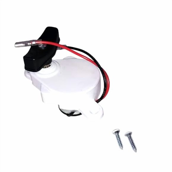 Conjunto de motor elevador Fan-Tastic Vent K6010-81 de 17 RPM con tapa blanca