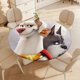 thumbnail image 4 of Dc Liga De Supermascotas theme Fitted Round Tablecloths Elastic Edged Table Covers Waterproof Table Cloth For Kitchen Holiday Party Tables Decor 150cm, 4 of 6