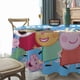 thumbnail image 3 of Peppa Pig Mantel Redondo con Estampado Icónico de Temática, Se Adapta a la Mayoría de Mesas, Fácil de Cuidar, Regalo Perfecto para Aficionados, Amigos y Familia.180cm, 3 of 5