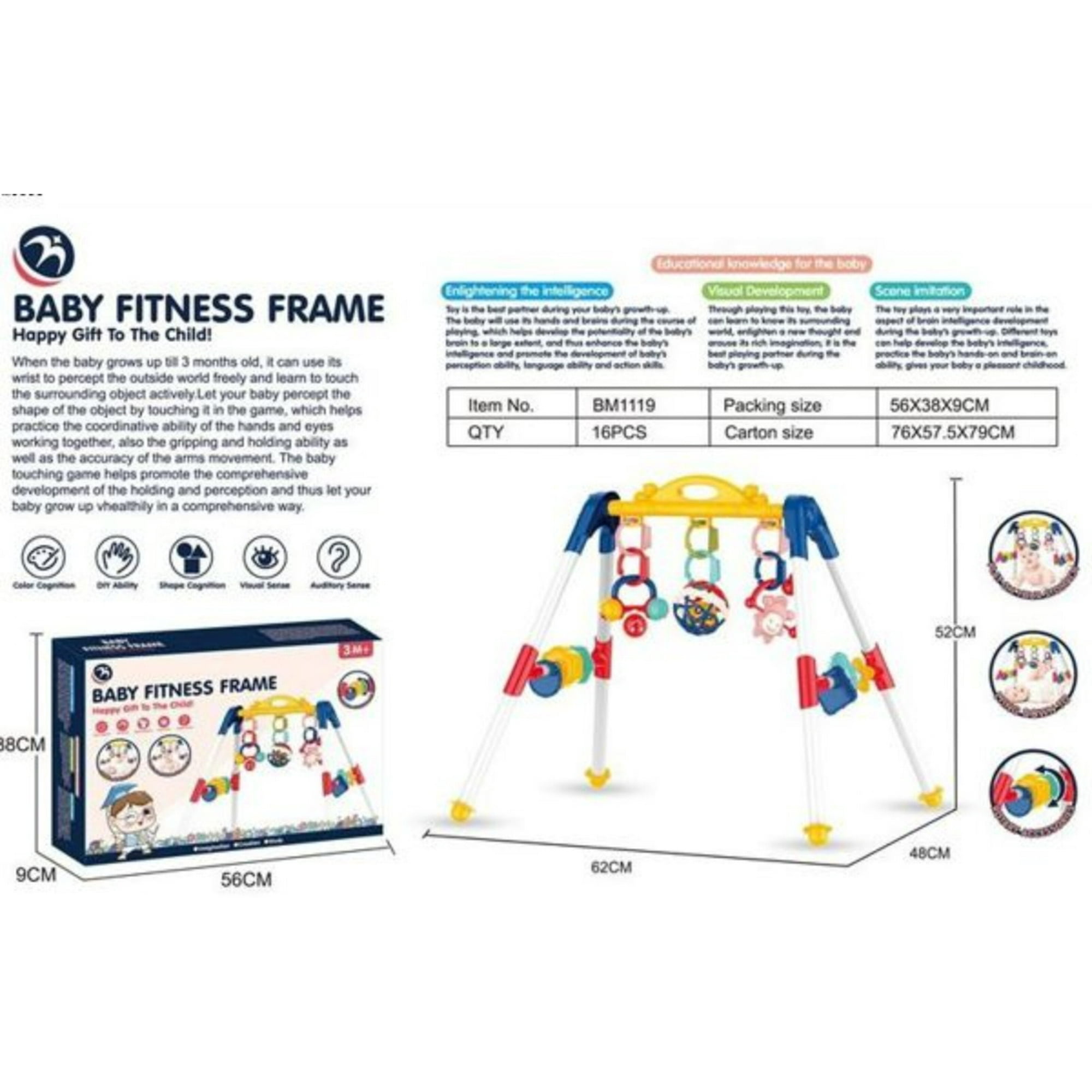 Genérico - Gimnasio Estimulador Para Bebe Developmental Toys Fitness Frame