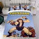 thumbnail image 4 of Thundarr el Bárbaro Conjunto de sábanas temático, trío de piezas, cómodo y amigable con la piel, diseño único, regalo de decoración para el hogar para familiares, amigos y fans,173cm *218cm, 4 of 6