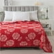 thumbnail image 3 of Frazadas Classic Jacquard Rojo 1.5 Plaza, 3 of 5