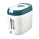 thumbnail image 4 of Dispensador Sellado De Alimentos De Cubo De Almacenamiento De Arroz De 10 Kg Con Taza Medidora Verde Para El Hogar, 4 of 5