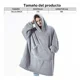 thumbnail image 4 of Sudadera Cobija Hoodie Mujer Hombre Con Capucha Suave Pijama, 4 of 5
