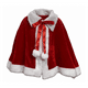 thumbnail image 4 of Capa De Navidad Infantil Talla Única Rojo Santa Papa Noel Navidad 2025, 4 of 5