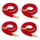 thumbnail image 2 of 4 Barreras De Seguridad De Control De Multitudes De Cuerda De Terciopelo Para Postes De Cola VIP, Color Rojo, 2 of 3