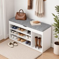 Element Design - Zapatero Organizador De Zapatos Con Cajón Y Banco De Organización