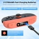 thumbnail image 5 of Agarradera de carga con batería de 3700mAh - Carga rápida de 3.5 horas Pantalla LED Botones SR SL ampliados Juega y carga Compatible con Nintendo Switch 2 JoyPad, 5 of 8