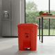 thumbnail image 2 of Contenedor de Basura Qrubber 30lts. rojo con pedal Qrubber, 2 of 4