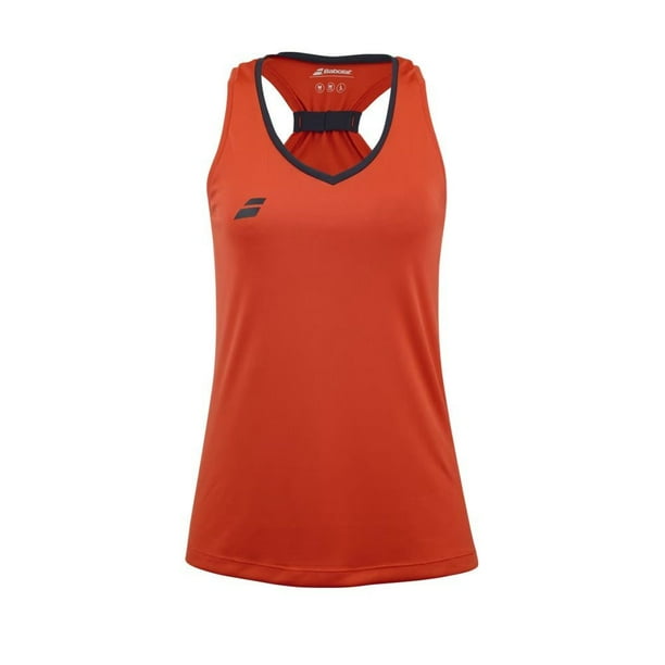 Polera Babolat Play Tank Top Women Rojo Fiesta Tenis Padel