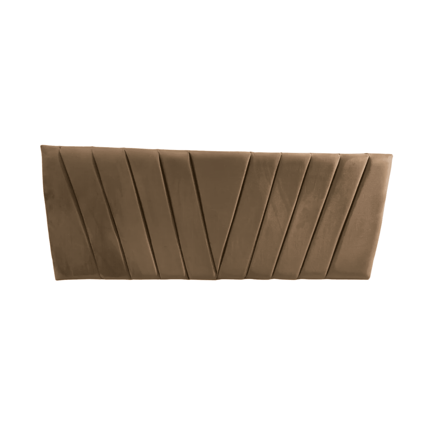 Importclick - Respaldo Moderno Lineal 2 Plazas 150x60 Cm Beige Claro Felpa