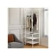 thumbnail image 3 of Perchero Closet Estante Esquinero Organizador Colgador Ropa BLANCO, 3 of 3
