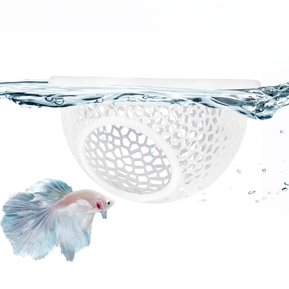 Acuario Todo En Uno Floating Betta Hide Shrimp Cave