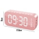 thumbnail image 2 of Despertador para dormitorio/oficina, reloj digital con altavoz Bluetooth, despertador para personas con sueño pesado., 2 of 5