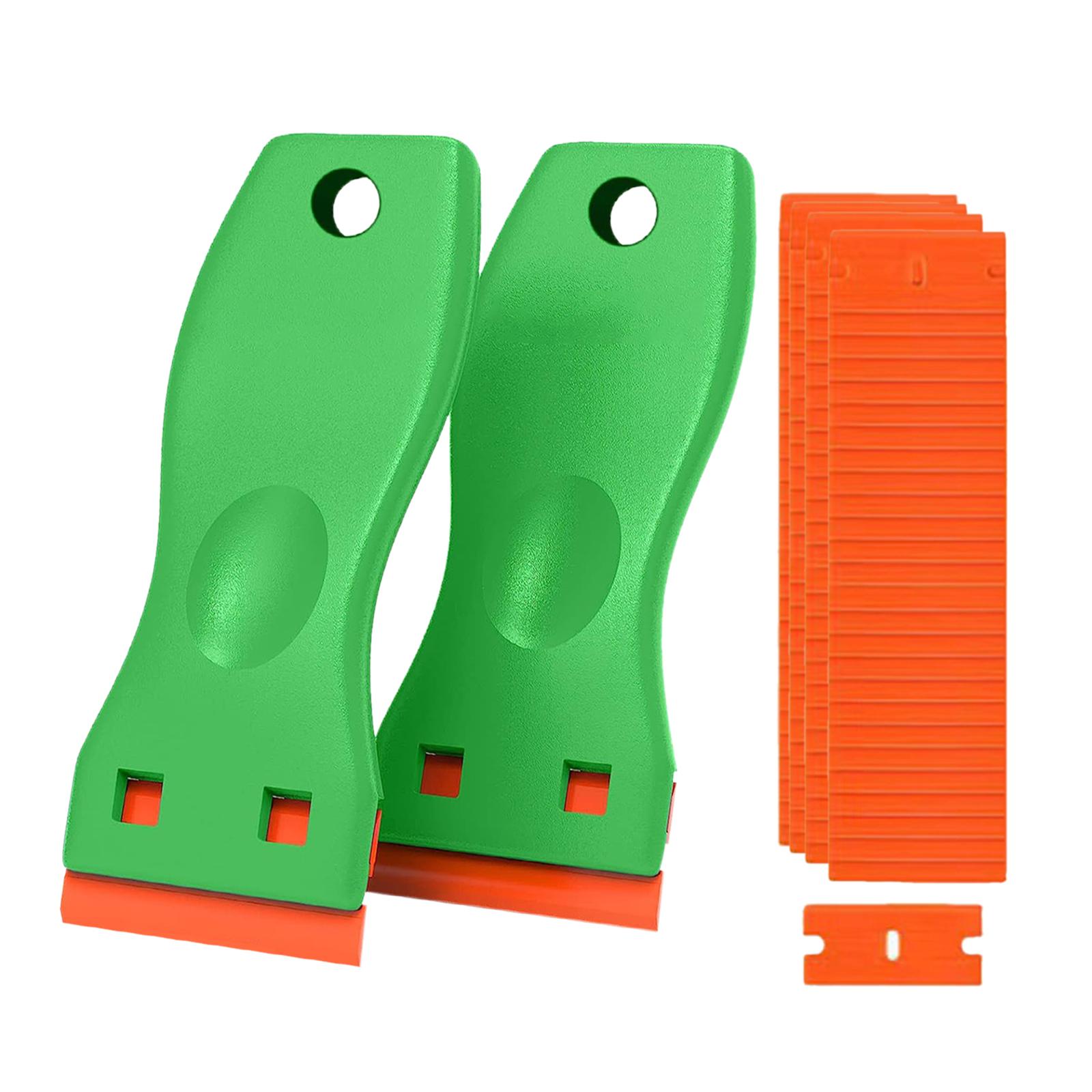 Ioensy - Raspador De Vidrio Con Rascador De Cuchillas Limpiador De Cuchillas Para Quitar Parabrisas Pared Verde