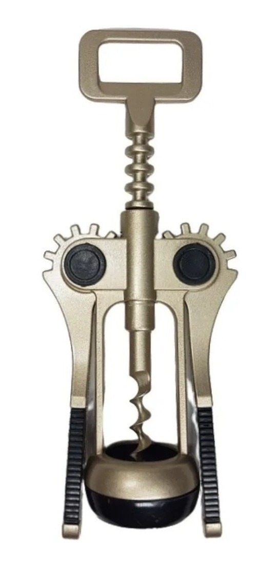 Genérico - Sacacorchos Descorchador Abridor Destapador Manual De Acero