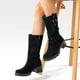 thumbnail image 2 of Botas Largas Casual De Gamuza Vintage Mujer Weide HX513, 2 of 9