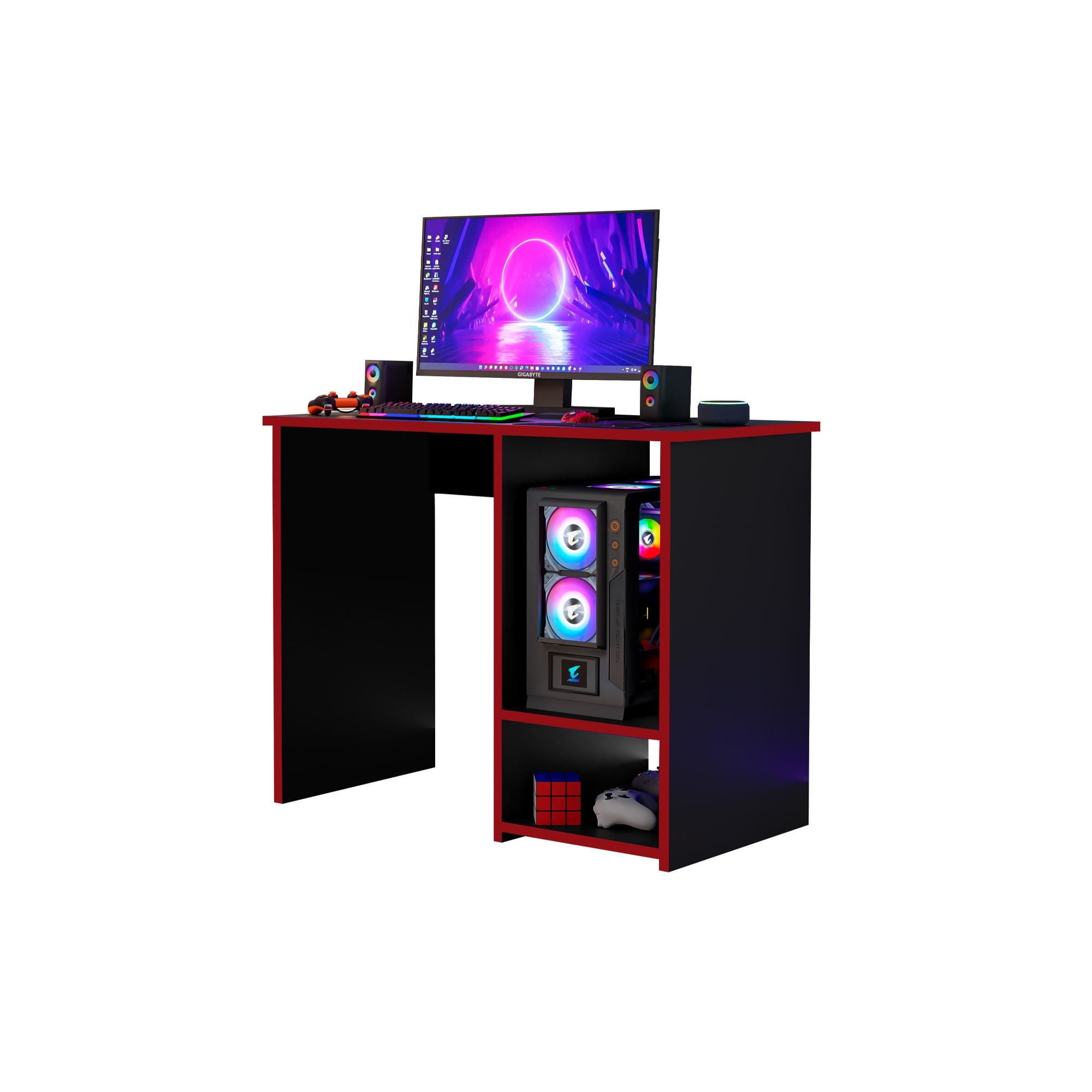 Di Poretti Design - Escritorio Gamer Mdf Negro