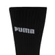 thumbnail image 3 of Paquete de 6 pares de calcetines tipo crew PUMA negros y grises con logo, talla 10-13, 3 of 6