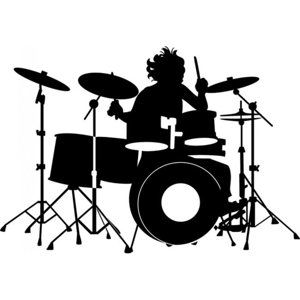 Rienda Libre Graphics - Decomural Drum Set Rock Band Music Ws-17809