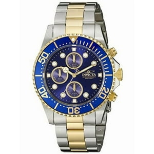 Reloj Digital Invicta Pro Diver 1773 Oro 18K Azul Hombre