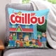 thumbnail image 1 of Caillou Fundas de almohada de terciopelo con tema, regalos de funda de almohada, decoración para el hogar, cojín de lanzar, regalo de cumpleaños para fans y parejas. 45cm x 45cm., 1 of 6
