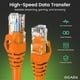 thumbnail image 3 of Cable Ethernet Cat6 GEARit de 0,15 m, paquete de 20, naranja, 3 of 7