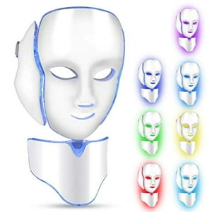 Movi - Mascara Led C/Cuello, Antiarrugas, Acne, Lineas De Expresiòn, Manchas,