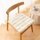 thumbnail image 1 of Xiao Hua Cojín de Felpa de Conejo Blanco -4 Piezas, Cojín Cuadrado para Silla de Comedor de 19.69 X 19.69 Pulgadas, Tela de Respaldo Antideslizante, Cojín para Silla de Comedor de Textura Esponjosa, 1 of 4