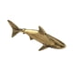 thumbnail image 1 of Escultura de tiburón de cobre, pequeño recuerdo de fiesta, artesanía, decoración del hogar, figura de animal marino de latón para mesa, sala de estar,, 1 of 5