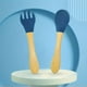 thumbnail image 1 of Soft And Safe Silicone Baby Fork Spoon For Kid, 1 of 5