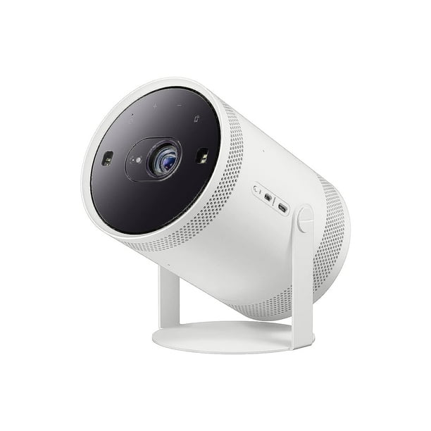 Proyector portátil inteligente Samsung Freestyle FHD HDR de 30" a 100" para cine en casa en interiores y exteriores.