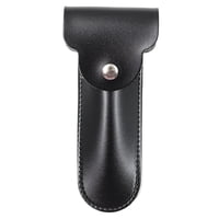 Magideal - Estuche De Maquinilla De Afeitar Para Hombre, Accesorios De Afeitado Para Afeitadora, Funda De Transporte Suave De Material Cuero Pu Portátil, Organizador De , Negro