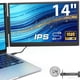 thumbnail image 1 of Monitor portátil APILDELLA de 14" FHD IPS con USB-C y HDMI, 1 of 8
