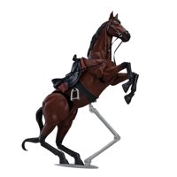 Magideal - Figura De Caballo, Modelo De Juguete Animal, Modelo De Decoración Del Hogar, Colección De Adornos, Figura De Caballo, Mesa De Arena, Diseño De Diorama Marrón